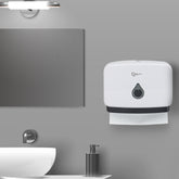 Robustt Wall-Mounted V/N/M Fold Paper Hand Towel Dispenser - White